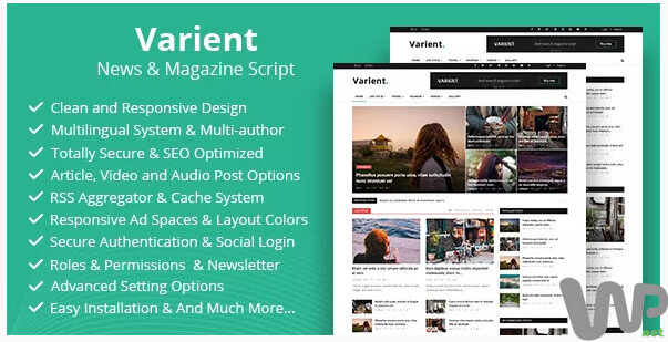 Varient - News & Magazine Script Nulled
